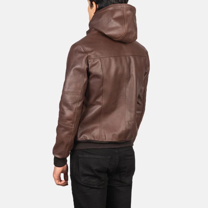 Bouncer Biz Brown Bomber Jacket