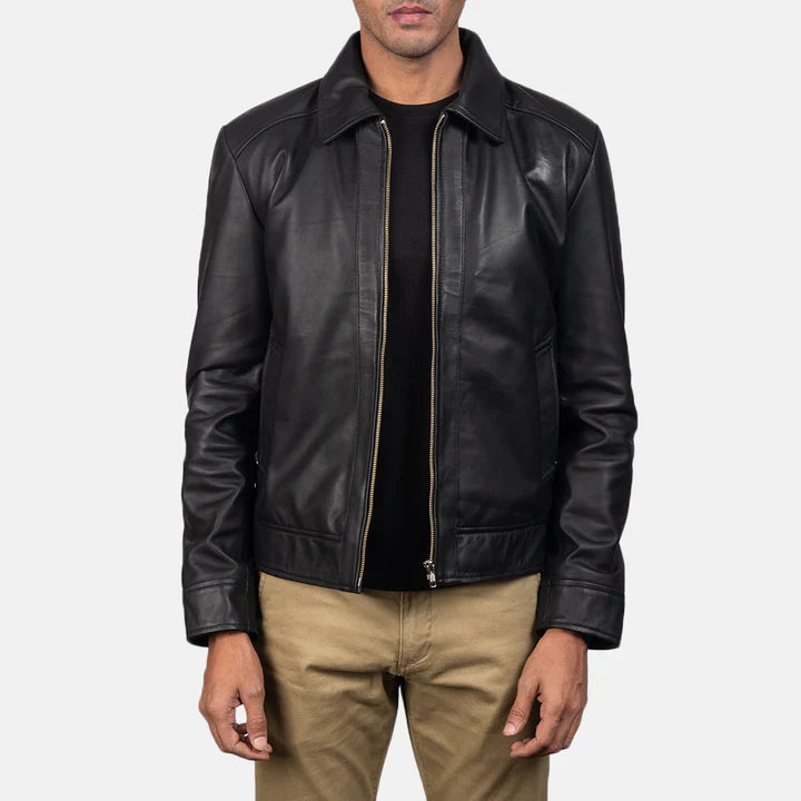 Inferno Black Men’s Leather Jacket